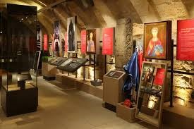Inside Hexham Abbey